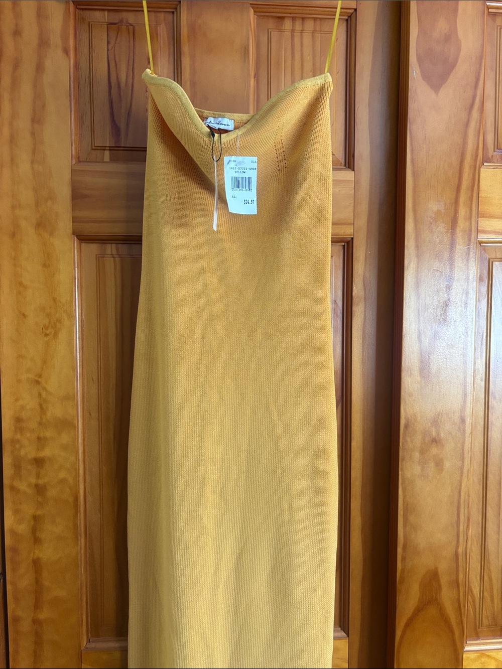 Hunter and BROWN Maxi Dress in Mustard Yellow
